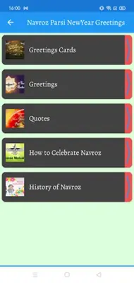 Navroz Parsi NewYear Greetings android App screenshot 6